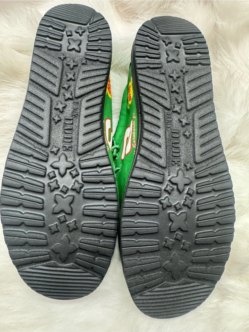 Nascar Green & Yellow Sun Drop Slip-On Loafers